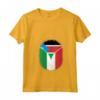 Donna Sud Sudan Italia Bandiera Sud Sudan Italiano Zipper Maglietta con Collo a V - Regalo per Mezzo Sud-Sudanese e 1/2 Italiano
