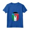 Donna Sud Sudan Italia Bandiera Sud Sudan Italiano Zipper Maglietta con Collo a V - Regalo per Mezzo Sud-Sudanese e 1/2 Italiano