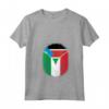 Donna Sud Sudan Italia Bandiera Sud Sudan Italiano Zipper Maglietta con Collo a V - Regalo per Mezzo Sud-Sudanese e 1/2 Italiano