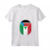 Donna Sud Sudan Italia Bandiera Sud Sudan Italiano Zipper Maglietta con Collo a V - Regalo per Mezzo Sud-Sudanese e 1/2 Italiano