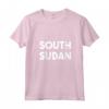 Donna Sudan del Sud - Maglietta con Collo a V Ideale per Regalo Uomo e Donna - Perfetta per Anniversario, Compleanno o Natale