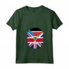 Donna Sud Sudan Bandiera britannica - Sud Sudan Gran Bretagna UK Zipper Maglietta con Collo a V - Cuore del Sud Sudan britannico - Ideale per Mostrare Orgoglio e Apprezzamento