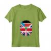 Donna Sud Sudan Bandiera britannica - Sud Sudan Gran Bretagna UK Zipper Maglietta con Collo a V - Cuore del Sud Sudan britannico - Ideale per Mostrare Orgoglio e Apprezzamento