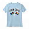 Sud Sudan & Rainbow Pride - Bandiera Orgogliosa del Sud Sudan Maglietta - Inclusività e Uguaglianza per la Comunità LGBTQ+