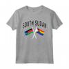 Sud Sudan & Rainbow Pride - Bandiera Orgogliosa del Sud Sudan Maglietta - Inclusività e Uguaglianza per la Comunità LGBTQ+