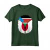 Sud Sudan Giappone Bandiera Sud Sudan Giapponese Zipper Maglietta - Mix Heritage Design - Grande Regalo per Feste