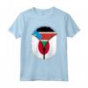 Sud Sudan Giappone Bandiera Sud Sudan Giapponese Zipper Maglietta - Mix Heritage Design - Grande Regalo per Feste