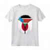Sud Sudan Giappone Bandiera Sud Sudan Giapponese Zipper Maglietta - Mix Heritage Design - Grande Regalo per Feste