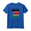 Sud Sudan - Maglietta Vintage con Bandiera del Sud Sudan - Ideale Regalo per Uomini, Donne e Bambini del Sud Sudan