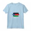 Donna Bandiera del Sud Sudan - Maglietta con Collo a V - Ideale Regalo per Sud Sudanese - Leggera e Resistente
