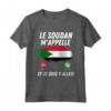 Bandiera Sudan Appelle et Je Dois Partir Maglietta - Idee Regalo Sudan - Maglia Viaggio Sudanese per Veri Appassionati