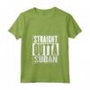 Donna Sudan - Maglietta con Collo a V Straight Outta Sudan - Ideale come Souvenir dal Sudan