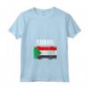 Emblema Bandiera Sudan Maglietta con Collo a V - Orgoglio Sudanese - Acquista Online Maglietta Sudan