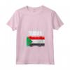 Emblema Bandiera Sudan Maglietta con Collo a V - Orgoglio Sudanese - Acquista Online Maglietta Sudan