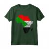 Sudan Bandiera Africa Continente Silhouette - Maglietta Regalo per Sudans - Esibisci le Radici del Sudan