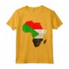 Sudan Bandiera Africa Continente Silhouette - Maglietta Regalo per Sudans - Esibisci le Radici del Sudan