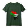 Donna Sudan Flag Africa Continent Silhouette - Patriotic Roots T-shirt for Sudans - Unique Gift Idea