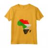 Donna Sudan Flag Africa Continent Silhouette - Patriotic Roots T-shirt for Sudans - Unique Gift Idea