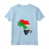 Donna Sudan Flag Africa Continent Silhouette - Patriotic Roots T-shirt for Sudans - Unique Gift Idea