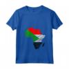 Donna Sudan Flag Africa Continent Silhouette - Patriotic Roots T-shirt for Sudans - Unique Gift Idea