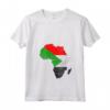 Donna Sudan Flag Africa Continent Silhouette - Patriotic Roots T-shirt for Sudans - Unique Gift Idea