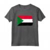 Bandiera del Sudan Maglietta - Leggera e Taglio Classico - Ideale per Mostrare l'Orgoglio per il Sudan