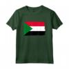Bandiera del Sudan Maglietta - Leggera e Taglio Classico - Ideale per Mostrare l'Orgoglio per il Sudan