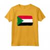 Bandiera del Sudan Maglietta - Leggera e Taglio Classico - Ideale per Mostrare l'Orgoglio per il Sudan