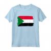 Bandiera del Sudan Maglietta - Leggera e Taglio Classico - Ideale per Mostrare l'Orgoglio per il Sudan