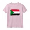 Bandiera del Sudan Maglietta - Leggera e Taglio Classico - Ideale per Mostrare l'Orgoglio per il Sudan