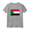 Bandiera del Sudan Maglietta - Leggera e Taglio Classico - Ideale per Mostrare l'Orgoglio per il Sudan