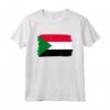 Bandiera del Sudan Maglietta - Leggera e Taglio Classico - Ideale per Mostrare l'Orgoglio per il Sudan
