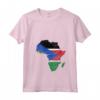 Donna South Sudan Flag Africa Continent Silhouette South Sudans Maglietta con Collo a V - Showcase Your South Sudan Roots with Pride!