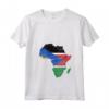 Donna South Sudan Flag Africa Continent Silhouette South Sudans Maglietta con Collo a V - Showcase Your South Sudan Roots with Pride!