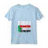 Emblema Mappa Bandiera del Sudan Maglietta con Collo a V - Ideale per Mostrare l'Orgoglio per la tua Origine Sudanes - Leggera e Resistente