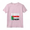 Emblema Mappa Bandiera del Sudan Maglietta con Collo a V - Ideale per Mostrare l'Orgoglio per la tua Origine Sudanes - Leggera e Resistente
