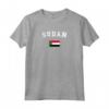 Souvenir per le Vacanze - Orgoglio della Bandiera del Sudan Maglietta - Ideale per amanti del Sudan e Regalo Patriottico