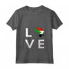 Donna Bandiera del Sudan - Maglietta con Silhouette dell'Africa - Ideale per Esprimere l'Amore per il Continente - Acquista Online