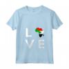 Donna Bandiera del Sudan - Maglietta con Silhouette dell'Africa - Ideale per Esprimere l'Amore per il Continente - Acquista Online