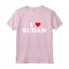 Country Heart Pride - Funny I Love Sudan Maglietta - Ideale per le vacanze e gli eventi, Acquista online t-shirt Sudan