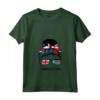Sud Sudan Bandiera britannica Regno Unito - Panino disordinato del Regno Unito Sud Sudan Maglietta con Collo a V - Design Mix Heritage - Regalo per Donne, Ragazze e Bambini