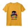 Sud Sudan Bandiera britannica Regno Unito - Panino disordinato del Regno Unito Sud Sudan Maglietta con Collo a V - Design Mix Heritage - Regalo per Donne, Ragazze e Bambini