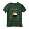 Maglia Sudan Is Calling and I Must Go - Sudan Flag Maglietta - Ideale come Souvenir o per Mostrare il Patriottismo