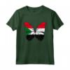 Farfalla Colorato Ali Bandiera Sudan Maglietta - Leggera e Unica - Acquista Online!