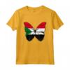 Farfalla Colorato Ali Bandiera Sudan Maglietta - Leggera e Unica - Acquista Online!
