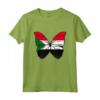 Farfalla Colorato Ali Bandiera Sudan Maglietta - Leggera e Unica - Acquista Online!