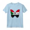 Farfalla Colorato Ali Bandiera Sudan Maglietta - Leggera e Unica - Acquista Online!