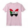 Farfalla Colorato Ali Bandiera Sudan Maglietta - Leggera e Unica - Acquista Online!