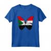 Farfalla Colorato Ali Bandiera Sudan Maglietta - Leggera e Unica - Acquista Online!
