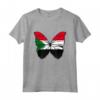 Farfalla Colorato Ali Bandiera Sudan Maglietta - Leggera e Unica - Acquista Online!